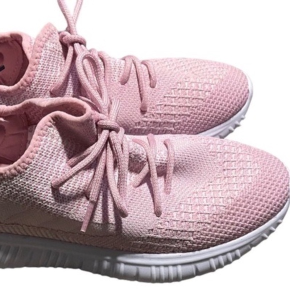 Avia Memory Foam Mixed Knit Sneakers Women's Size 7.5 Pink - Picture 10 of 12